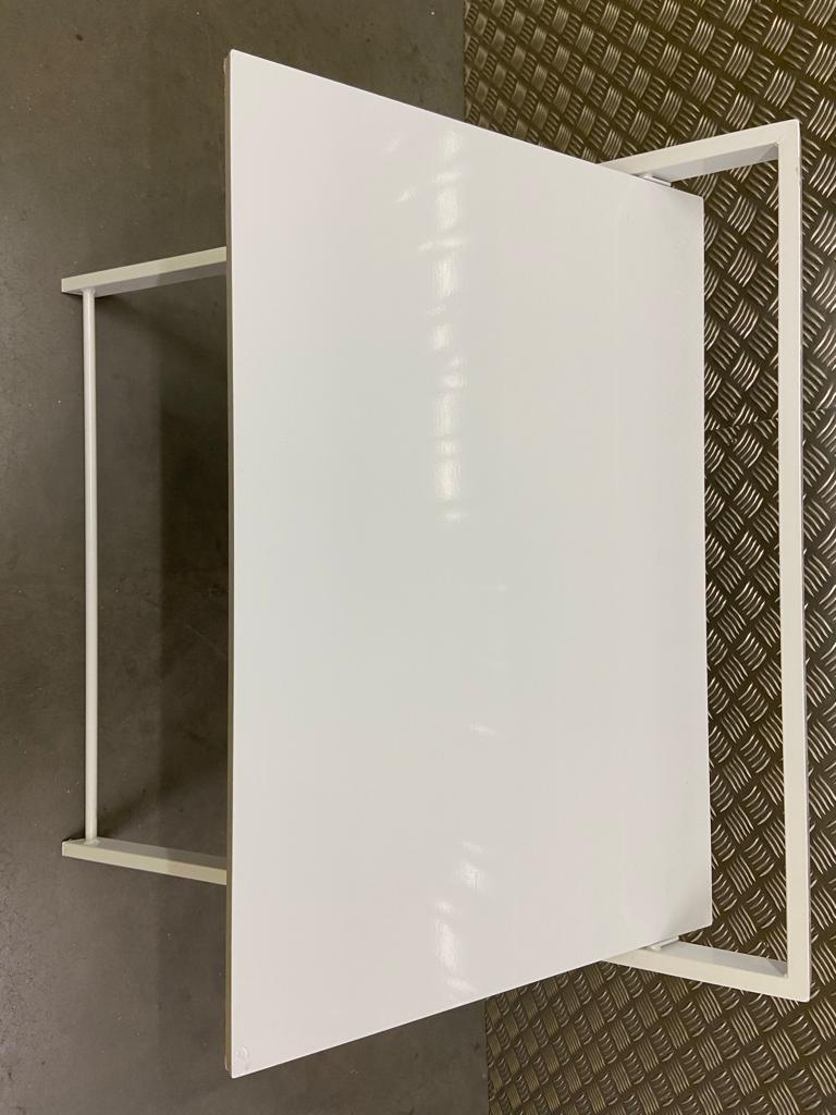 New Habitat Compact Folding Office Desk White Mike & Sons All